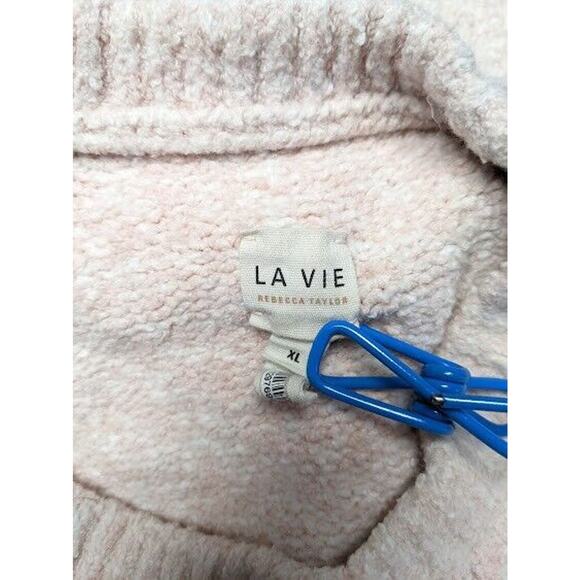Lavie Womens Sz XL Knit Sweater Pullover Light Pink Wool Nylon Blend Crew Neck - Picture 9 of 10